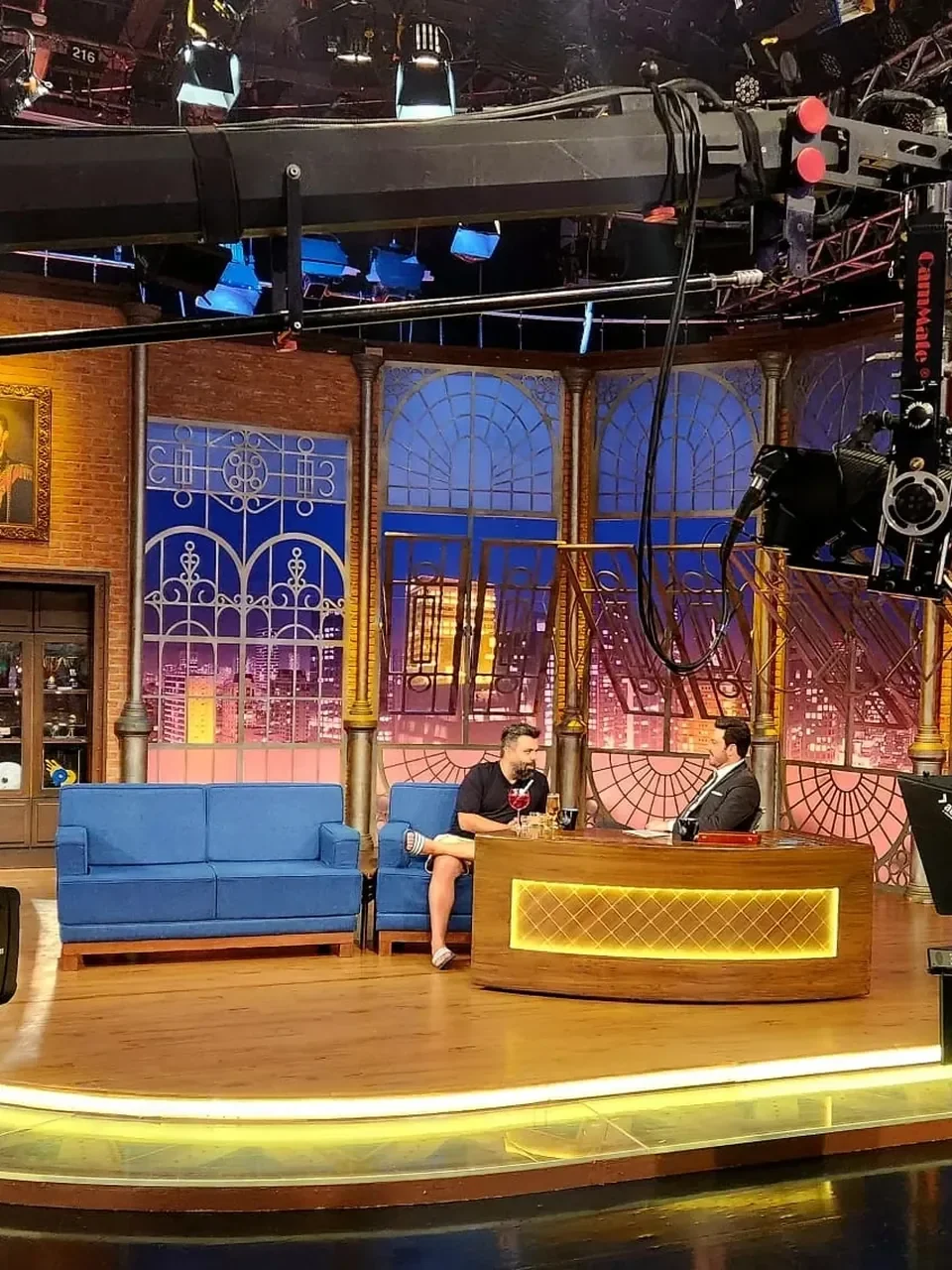 Estúdio do programa The Noite, no SBT
